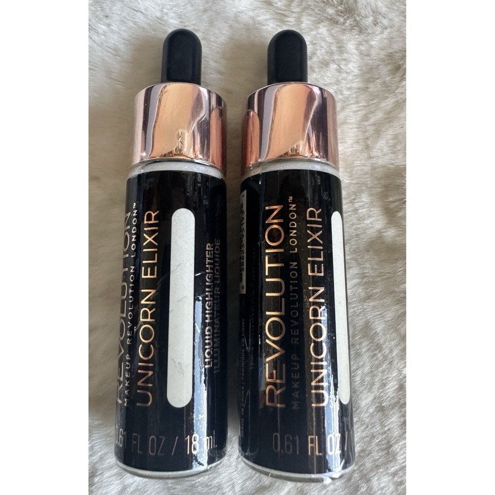 Revolution‎ Unicorn Elixir Liquid Highlighter 0.61 oz 2 Pack New